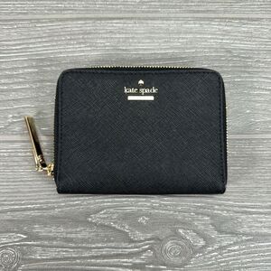 Kate Spade New York Cameron Street Lainie Black Coin Purse Zip Around Wallet